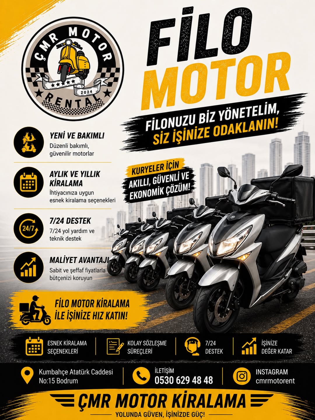 Bodrum Motor Kiralama