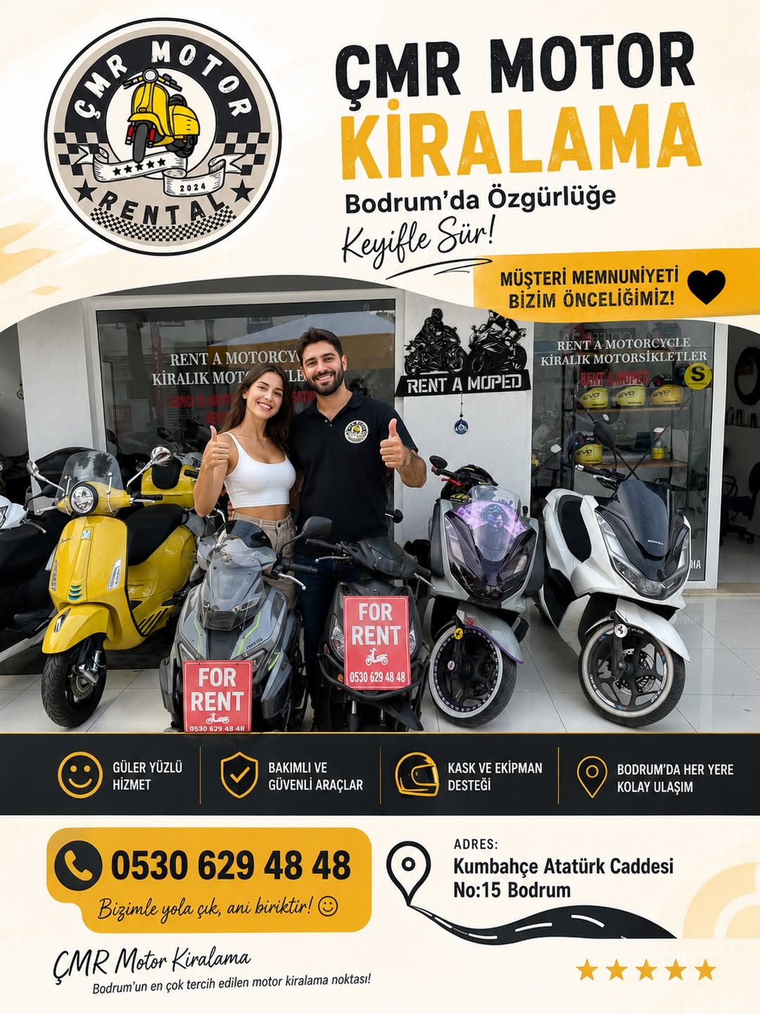 Bodrum’da İlk Kez Motosiklet Kiralayacaklara Tavsiyeler